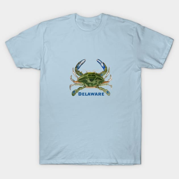 Delaware Crab T-Shirt by novabee